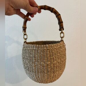 Clare V. Petit Pot de Miel w/ Bamboo Handle